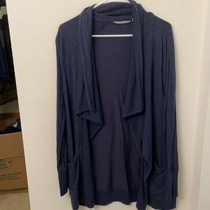 Athleta navy cardigan w pockets
